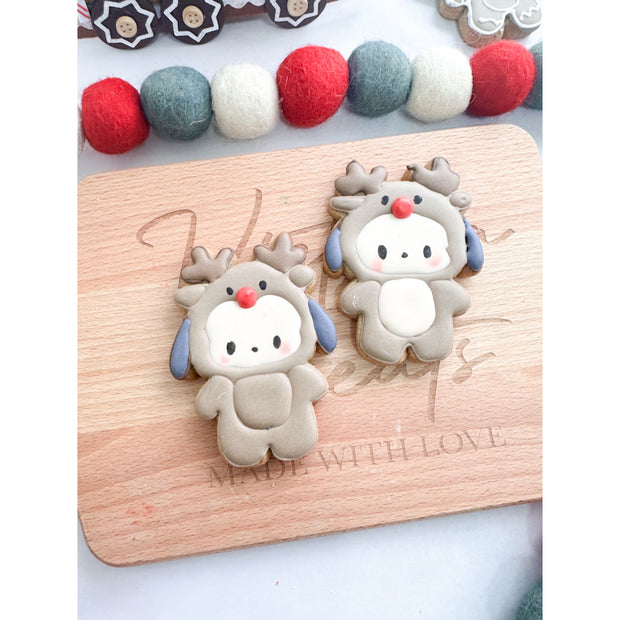 Stitch gingy cookie / Reindeer Pochacco cookies