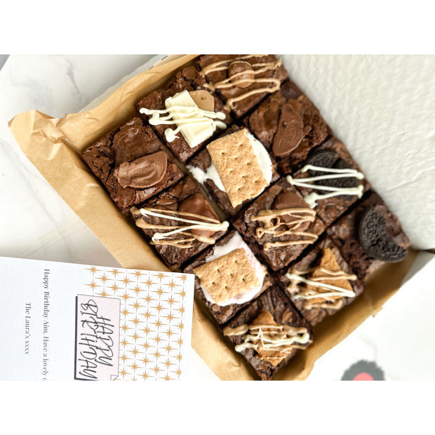 Chocolate brownies/  letterbox brownies / super soft brownies /gluten free brownie/ teachers gift/graduation gift /Father’s Day gift (Copy)